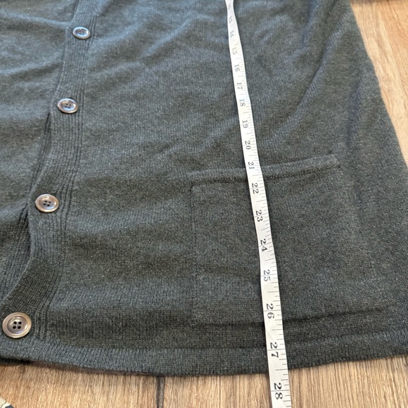 Vintage Brooks Brothers Lambswool Cardigan Men’s XL Sweater Gray Made USA Preppy - Picture 5 of 7